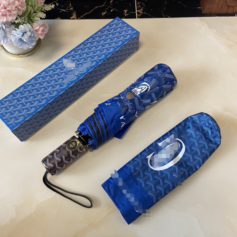 Dogtooth чадър с рамка от 8 ребра, стоманен прът, плат 210T с винилово покритие, UPF50+ защита от слънцето, автоматично затваряне