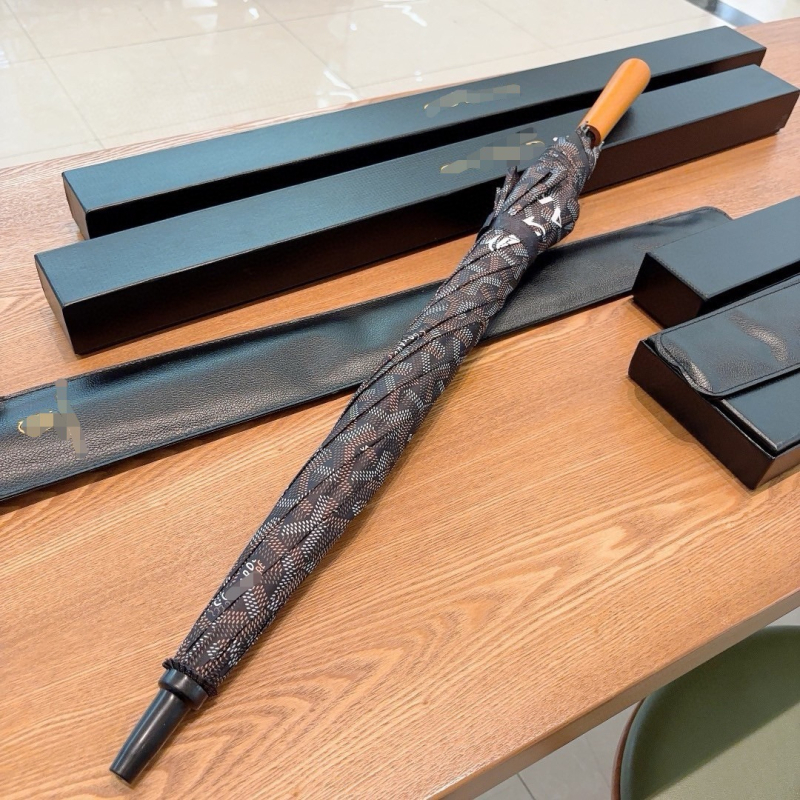 Dogtooth чадър с рамка от 8 ребра, стоманен прът, плат 210T с винилово покритие, UPF50+ защита от слънцето, автоматично затваряне