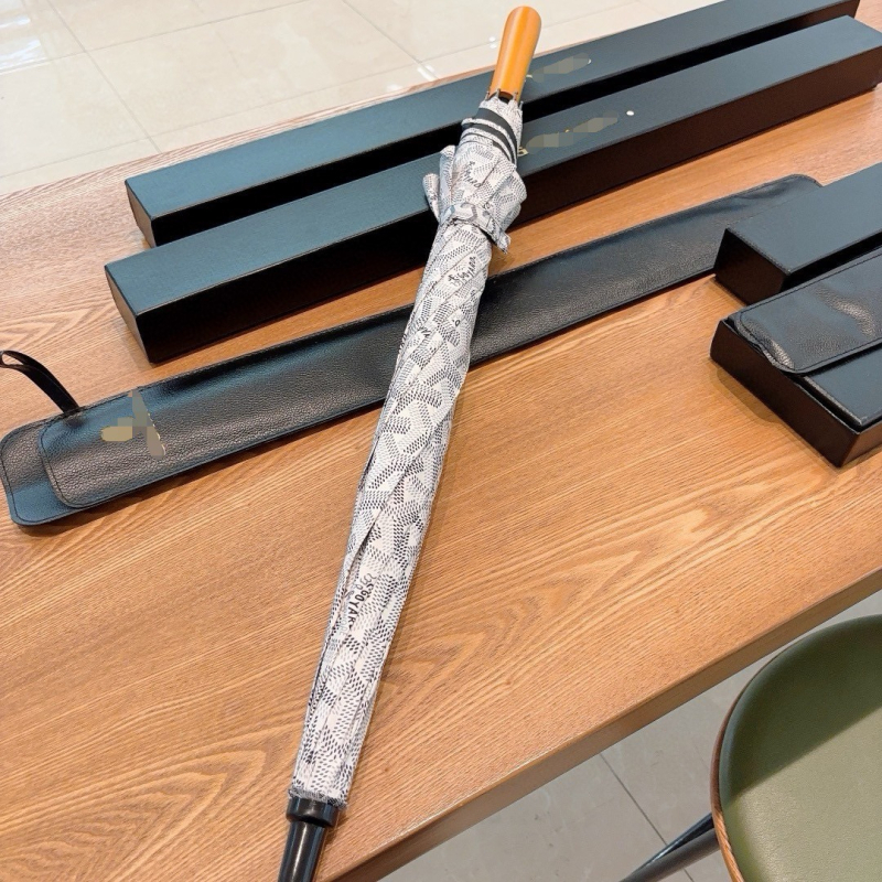 Dogtooth чадър с рамка от 8 ребра, стоманен прът, плат 210T с винилово покритие, UPF50+ защита от слънцето, автоматично затваряне