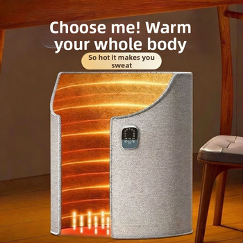 Kancelársky ohrievač nô – 3-stupňové obklopenie nohy, mechanické ovládanie, 220V, 200W, napájanie zo siete