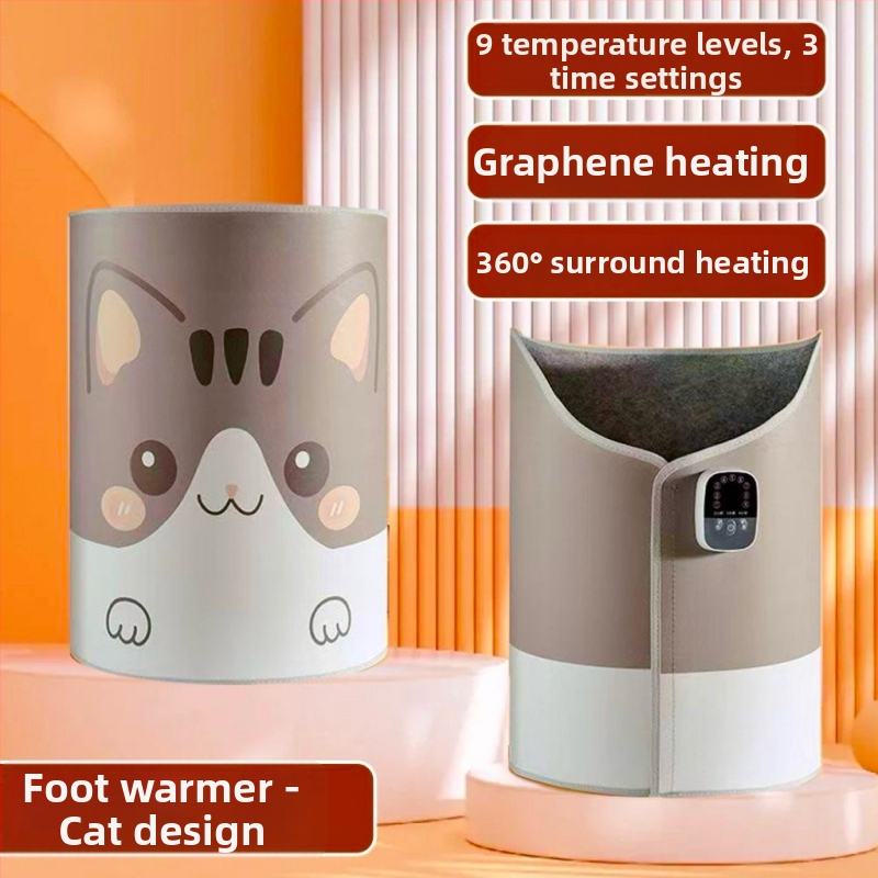 Kancelársky ohrievač nô – 3-stupňové obklopenie nohy, mechanické ovládanie, 220V, 200W, napájanie zo siete