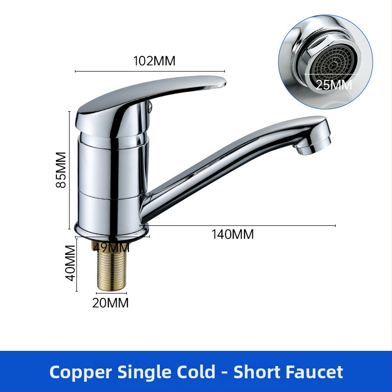 Konyhai mosogató hosszú kifolyóval, egykaros keverő, cinköntvzet test, kerámia korongos szelep, bemenet/kimenet 1/2''