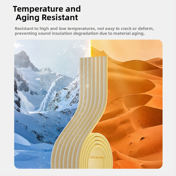 Bandă adezivă pentru ferestre CZ-001 – izolare fonică, etanșare, anti-coliziune și rezistență la vânt; rezistență la temperaturi înalte, uzură, îmbătrânire, coroziune