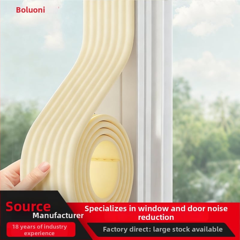 Bandă adezivă pentru ferestre CZ-001 – izolare fonică, etanșare, anti-coliziune și rezistență la vânt; rezistență la temperaturi înalte, uzură, îmbătrânire, coroziune