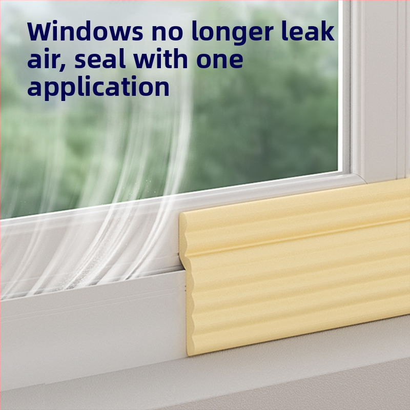 Bandă adezivă pentru ferestre CZ-001 – izolare fonică, etanșare, anti-coliziune și rezistență la vânt; rezistență la temperaturi înalte, uzură, îmbătrânire, coroziune