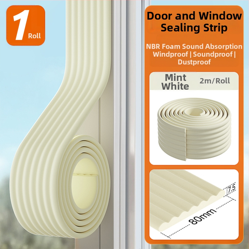 Bandă adezivă pentru ferestre CZ-001 – izolare fonică, etanșare, anti-coliziune și rezistență la vânt; rezistență la temperaturi înalte, uzură, îmbătrânire, coroziune