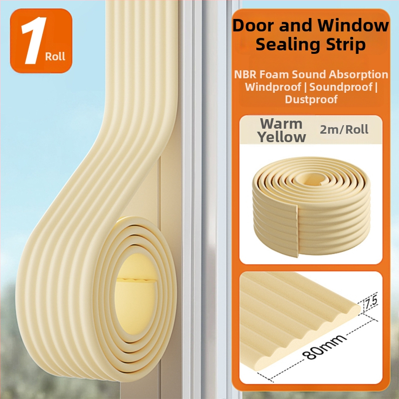 Bandă adezivă pentru ferestre CZ-001 – izolare fonică, etanșare, anti-coliziune și rezistență la vânt; rezistență la temperaturi înalte, uzură, îmbătrânire, coroziune