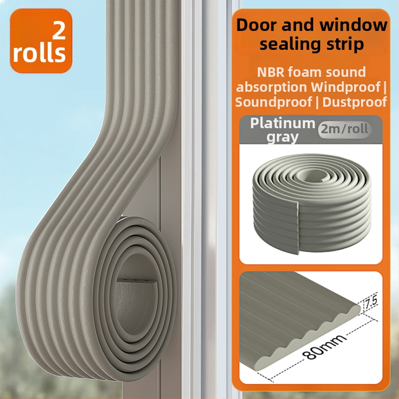 Bandă adezivă pentru ferestre CZ-001 – izolare fonică, etanșare, anti-coliziune și rezistență la vânt; rezistență la temperaturi înalte, uzură, îmbătrânire, coroziune