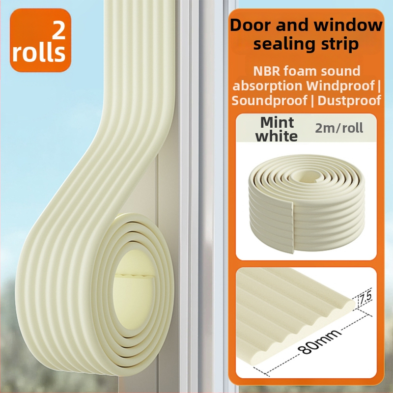 Bandă adezivă pentru ferestre CZ-001 – izolare fonică, etanșare, anti-coliziune și rezistență la vânt; rezistență la temperaturi înalte, uzură, îmbătrânire, coroziune