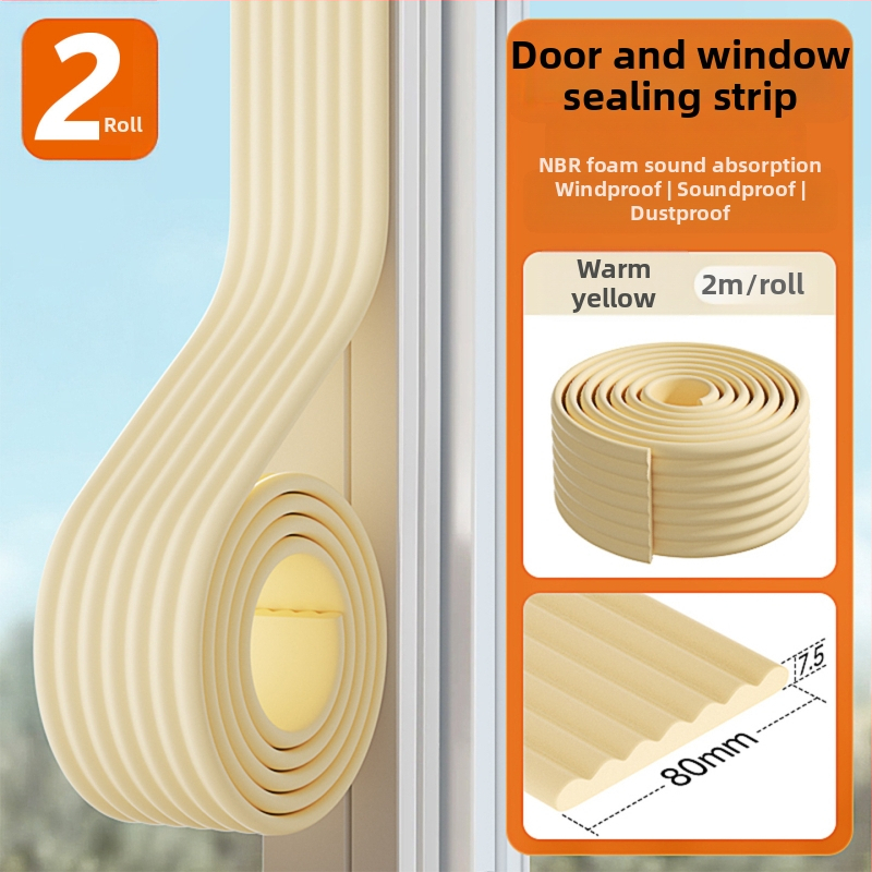 Bandă adezivă pentru ferestre CZ-001 – izolare fonică, etanșare, anti-coliziune și rezistență la vânt; rezistență la temperaturi înalte, uzură, îmbătrânire, coroziune