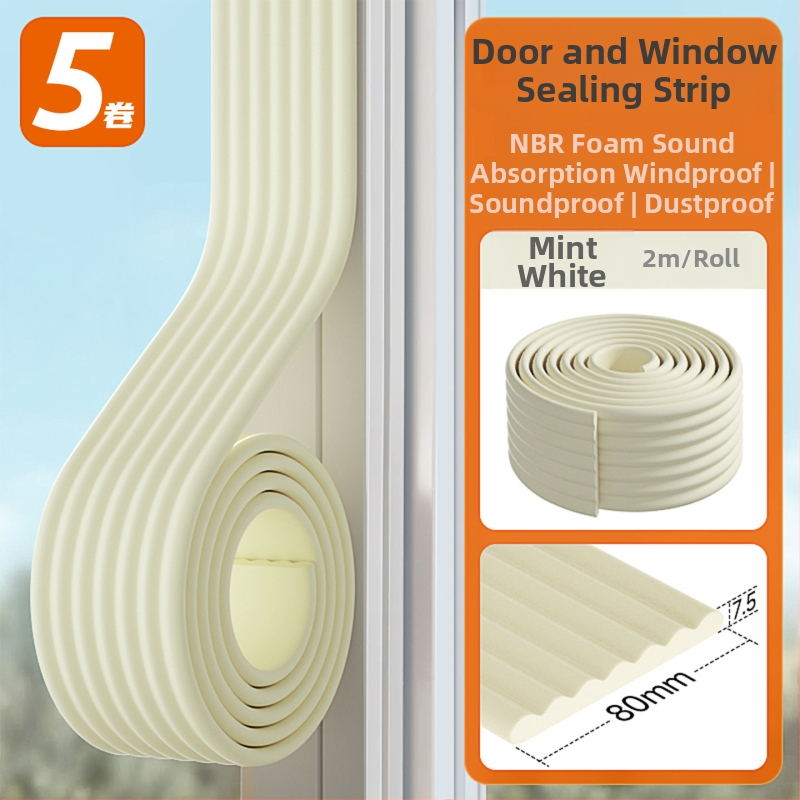 Bandă adezivă pentru ferestre CZ-001 – izolare fonică, etanșare, anti-coliziune și rezistență la vânt; rezistență la temperaturi înalte, uzură, îmbătrânire, coroziune