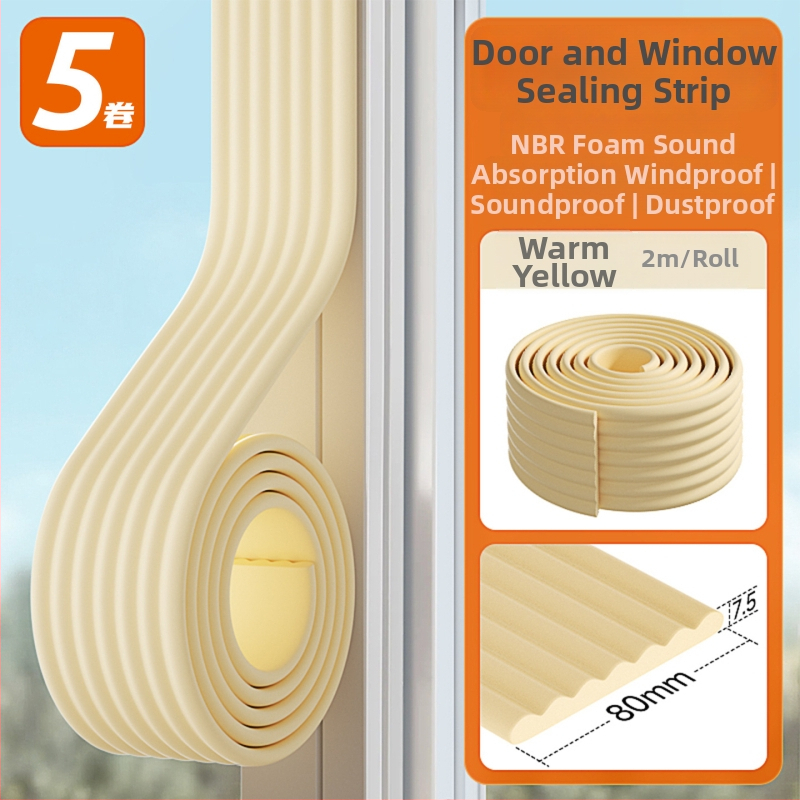 Bandă adezivă pentru ferestre CZ-001 – izolare fonică, etanșare, anti-coliziune și rezistență la vânt; rezistență la temperaturi înalte, uzură, îmbătrânire, coroziune