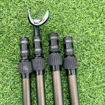 Карбонова телескопична рамка за риболовна мрежа с пениста дръжка