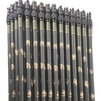 Карбонова телескопична рамка за риболовна мрежа с пениста дръжка