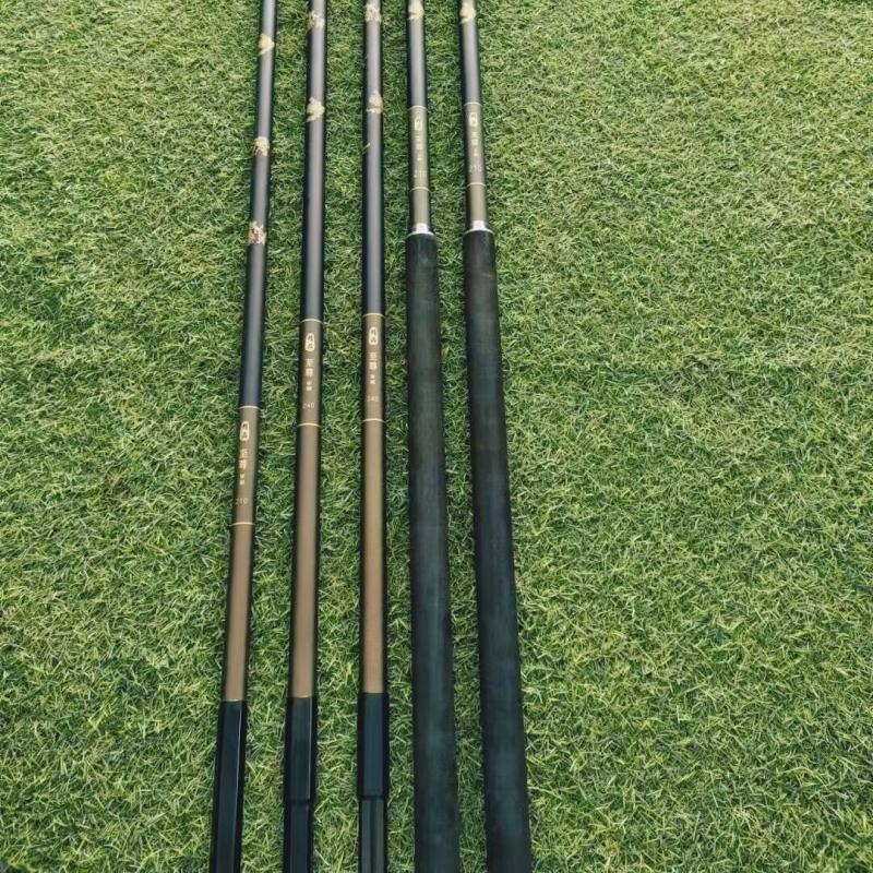 Карбонова телескопична рамка за риболовна мрежа с пениста дръжка