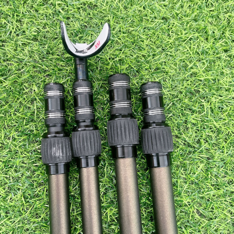 Карбонова телескопична рамка за риболовна мрежа с пениста дръжка