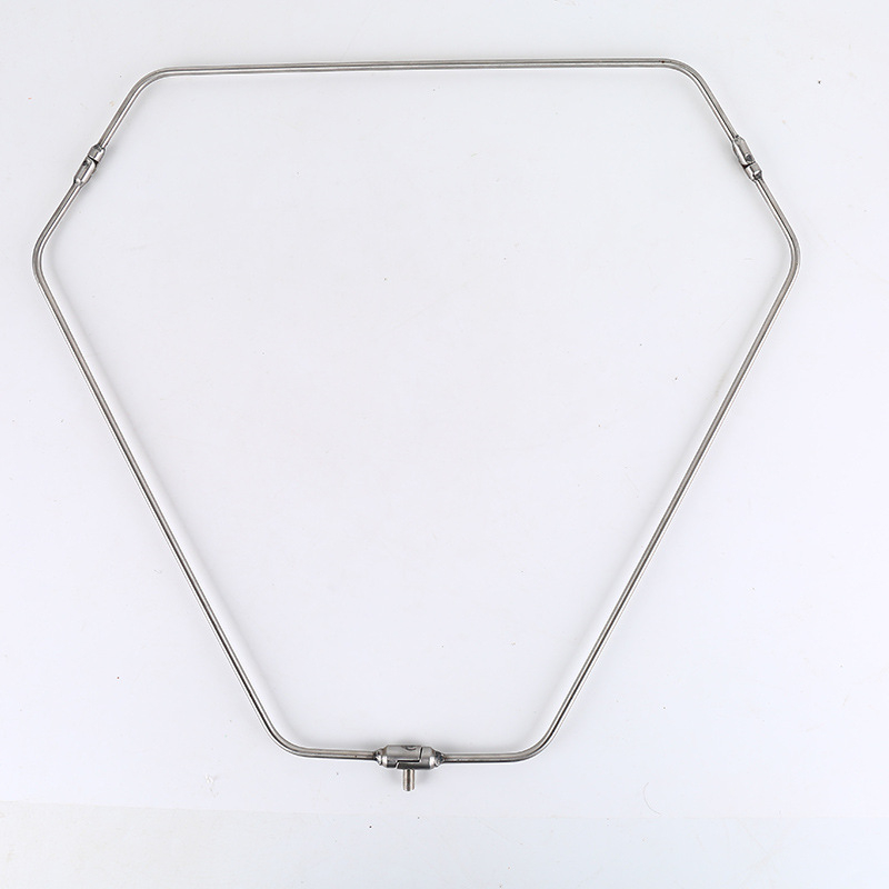 Сгъваема риболовна мрежова глава, неръждаема стомана, заварена, триъгълна форма