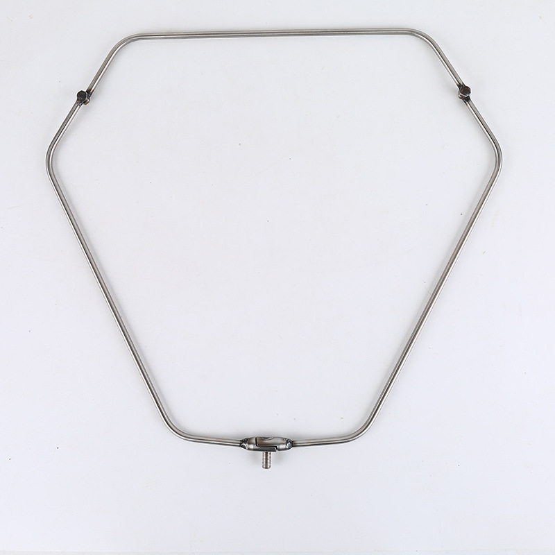 Сгъваема риболовна мрежова глава, неръждаема стомана, заварена, триъгълна форма