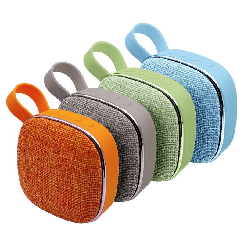 X25 mini Bluetooth zvučnik od tkanine, kartični utor, USB napajanje, BT 5.0, 3W, domet 10 m