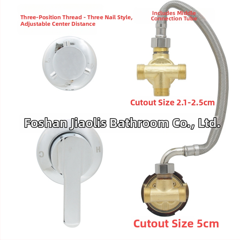 Réz falra szerelt zuhanykeverő – kerámiás szeleppel, 0–100°C, 1 MPa, elektroplakált felület