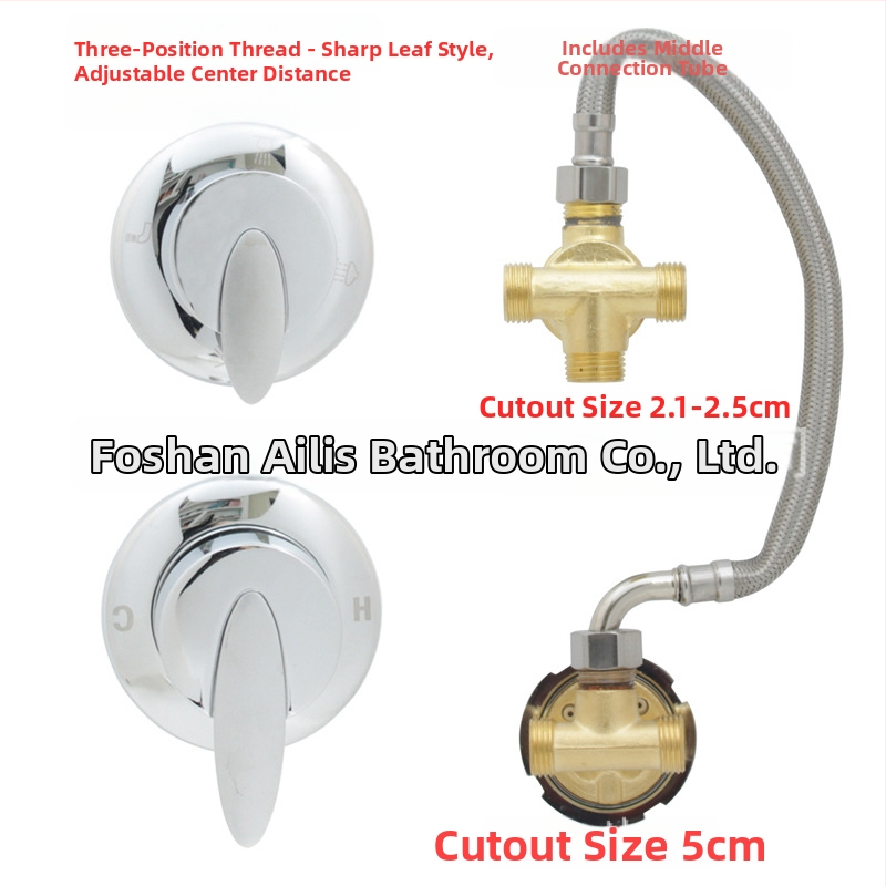 Réz falra szerelt zuhanykeverő – kerámiás szeleppel, 0–100°C, 1 MPa, elektroplakált felület