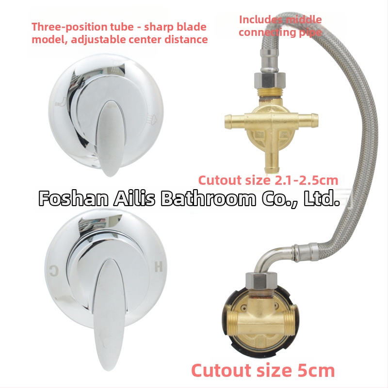 Réz falra szerelt zuhanykeverő – kerámiás szeleppel, 0–100°C, 1 MPa, elektroplakált felület