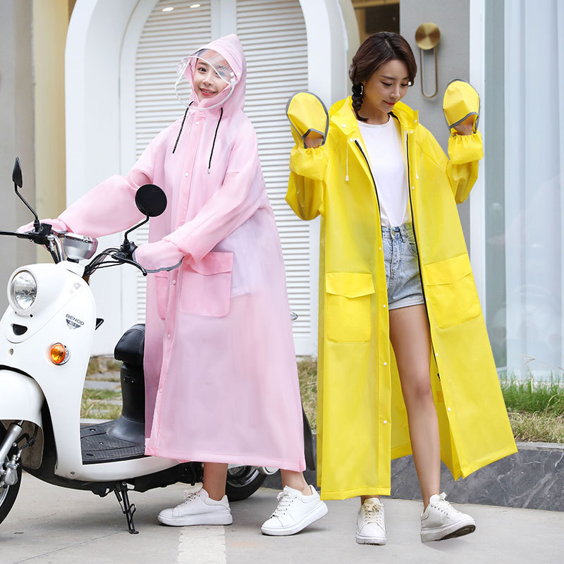 Odrasli EVA kišni pončo za planinarenje i motocikle/električna vozila, prozračan, s rukavicama, poboljšan