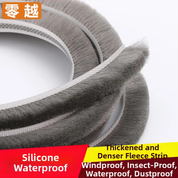 Tesniaci pás typu slot pre dvere a okná z hliníka – silikónové horné, vodeodolný, prachotesný, proti hmyzu a vetru, moderný minimalistický štýl