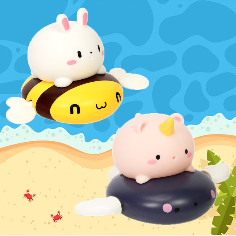 Παιχνίδια μπάνιου με κίνηση με πετάλι – ABS, 11×11×7 cm, κατάλληλα για βρέφη 0–3 ετών.