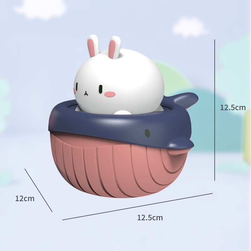 Παιχνίδια μπάνιου με κίνηση με πετάλι – ABS, 11×11×7 cm, κατάλληλα για βρέφη 0–3 ετών.