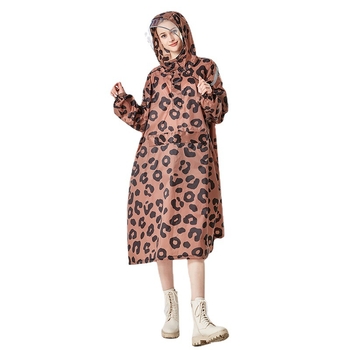 Poncă impermeabilă pentru drumeții, pentru adulți — ușor de purtat cu rucsac, din poliester, cu reflectori de siguranță