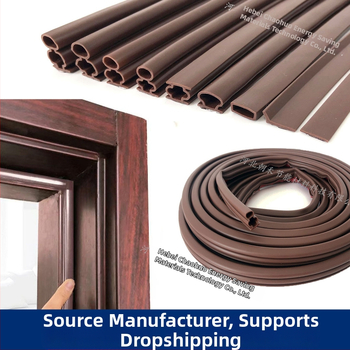 Páska na dvere s tvarom I, samolepiaca, odolná voči opotrebeniu a starnutiu, odolná vetru a s tepelnou izoláciou.