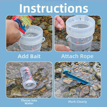 Sticlă de pescuit pentru camping — Camper, plastic, protecție anti-cădere, potrivită pentru pescuit în râuri și pâraie