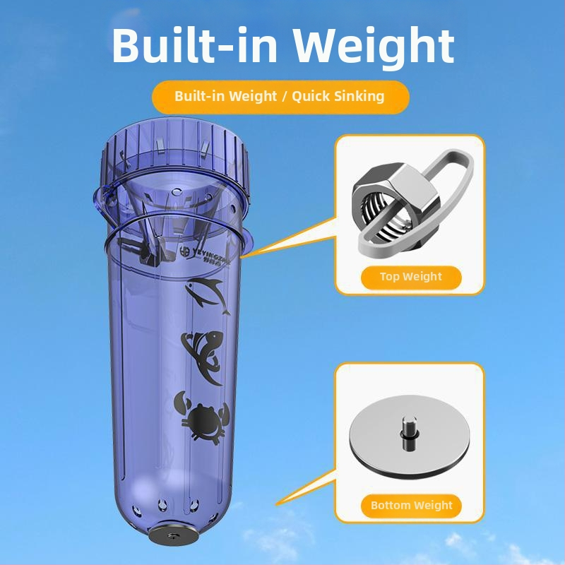 Sticlă de pescuit pentru camping — Camper, plastic, protecție anti-cădere, potrivită pentru pescuit în râuri și pâraie