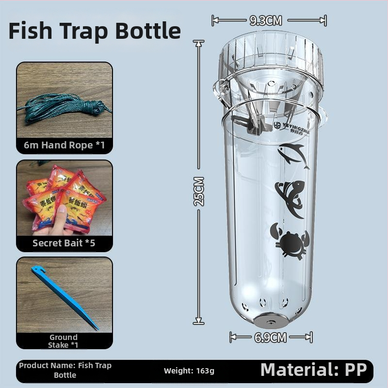 Sticlă de pescuit pentru camping — Camper, plastic, protecție anti-cădere, potrivită pentru pescuit în râuri și pâraie