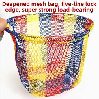 Plasă de pescuit pliabilă din oțel inoxidabil, cu cap solid și inel întărit, plasă nano, plasă de buzunar, încărcare 10, adâncime 40