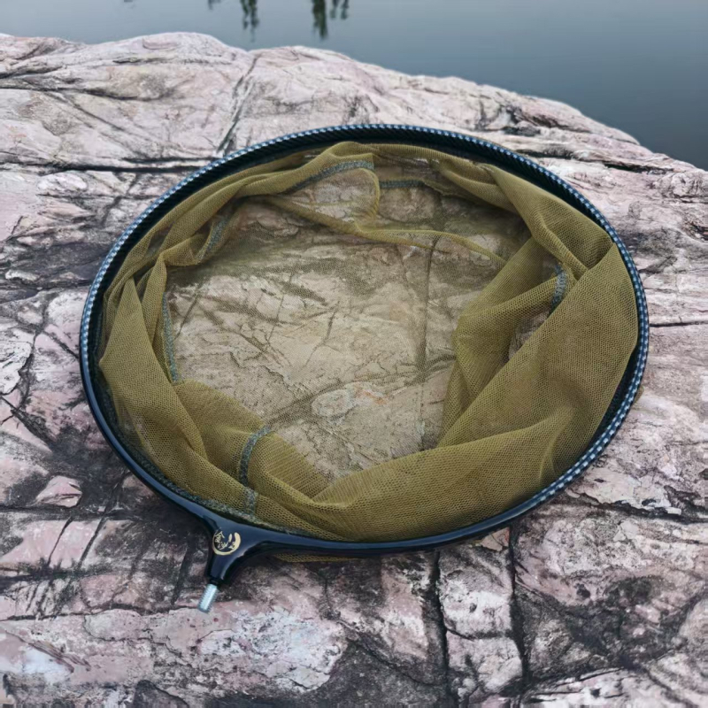 Glava mreže od aluminijskog legura za fly fishing, brzo sušenje, anti-zakačivanje, gusta mreža s džepom