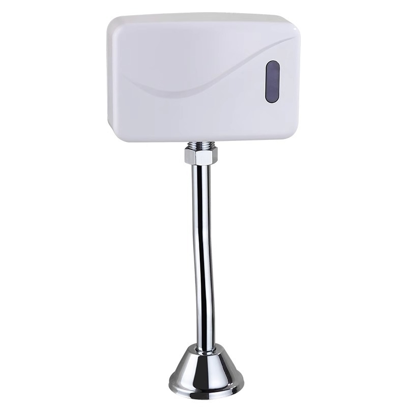 Senzor de toaletă cu robinet de spălare automat – infraroșu, din cupru, alimentare DC, model 26012501, timp de spălare 5 s