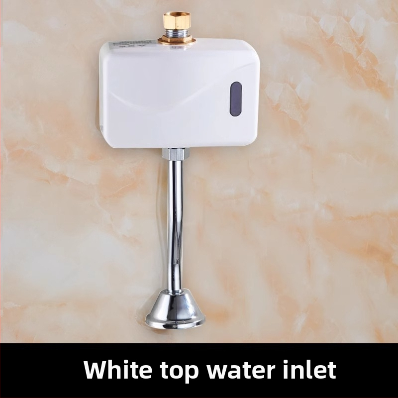 Senzor de toaletă cu robinet de spălare automat – infraroșu, din cupru, alimentare DC, model 26012501, timp de spălare 5 s