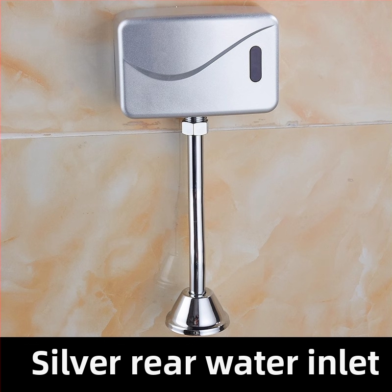 Senzor de toaletă cu robinet de spălare automat – infraroșu, din cupru, alimentare DC, model 26012501, timp de spălare 5 s