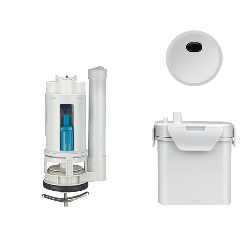 Jie Ai Intelligens WC lefolyó szelepe automata öblítéssel, infravörös érzékelő és távirányító – ABS