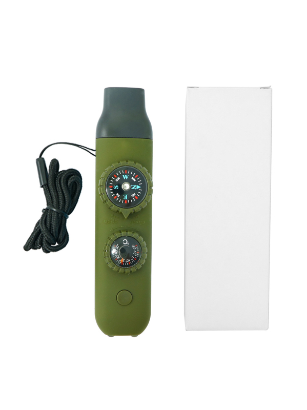 Busolă cu fluier, material didactic, precizie înaltă, pentru exterior, șapte în unu, portabil (Brand: Other; Codul produsului: H7-3; Categoria: Busolă; Origine: Dongguan)