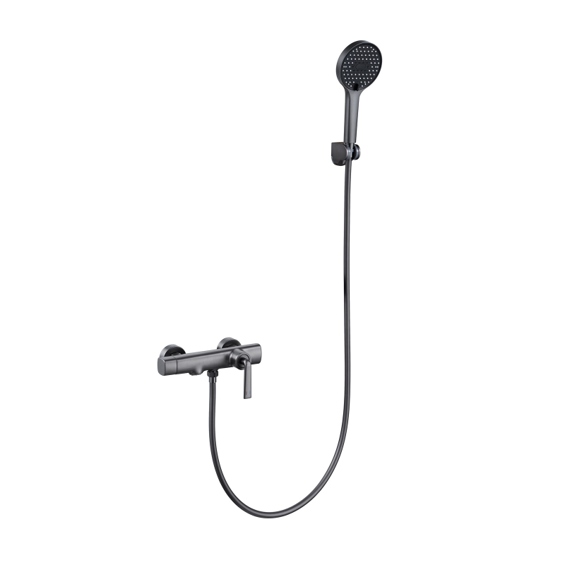 Σετ ντους από ορείχαλκο για τοίχο, με κεραμικό δίσκο βαλβίδας, παγκόσμιο έδρα βαλβίδας και λειτουργία με κλειδί