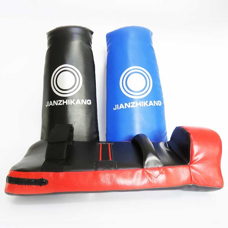 Dvostruka leteća meta za trening Taekwondo, Sanda i boksa – PU, uspravni stil, 0,2 kg, model 48×27×10 cm