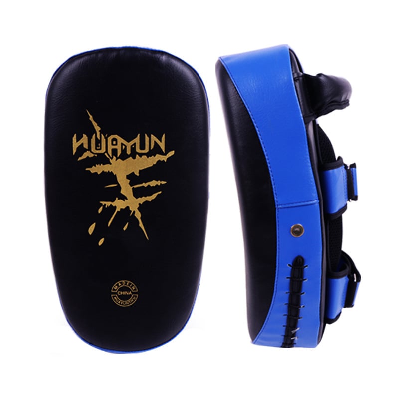 Viselhető edző célpont bokszhoz és Taekwondohoz – ív alakú, Huayun, PU anyag, felnőtt használatra
