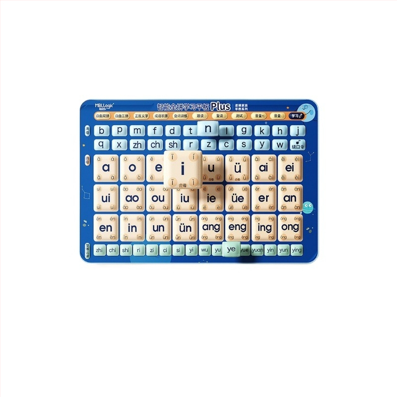 Pinyin Olvasó toll – a korai tanuláshoz, 4–6 éveseknek, USB töltés, műanyag test, hangfunkció