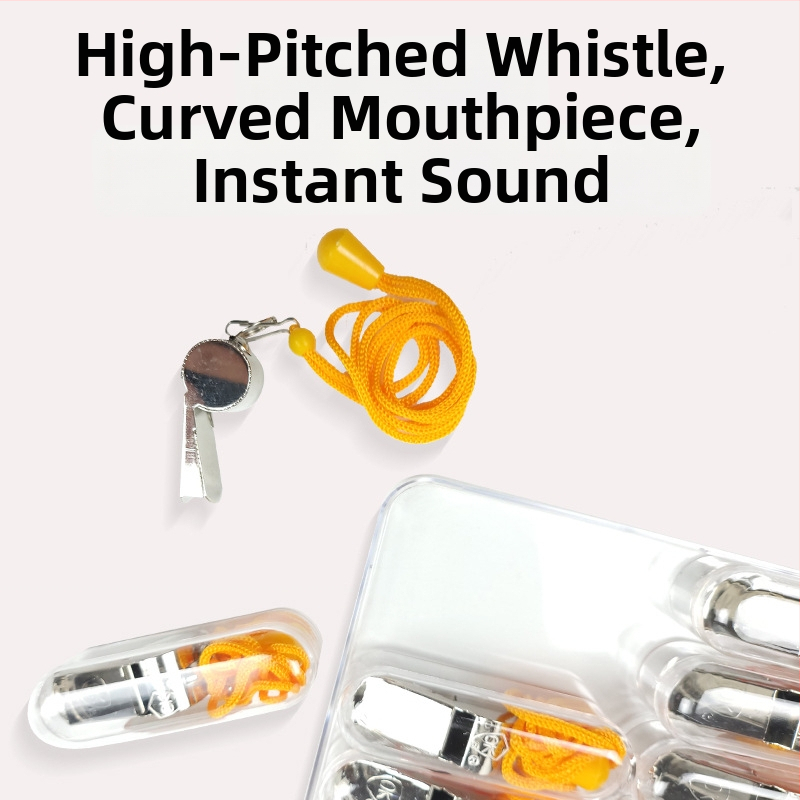Píšťalka z kovu a plastu pre deti – športová píšťalka rozhodcu, 10 kusov v balení, vhodná pre basketbal, beh, stolný tenis a badminton