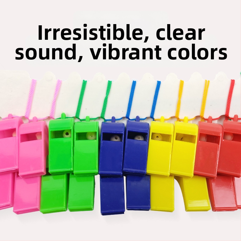 Píšťalka z kovu a plastu pre deti – športová píšťalka rozhodcu, 10 kusov v balení, vhodná pre basketbal, beh, stolný tenis a badminton