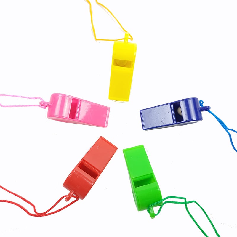 Píšťalka z kovu a plastu pre deti – športová píšťalka rozhodcu, 10 kusov v balení, vhodná pre basketbal, beh, stolný tenis a badminton