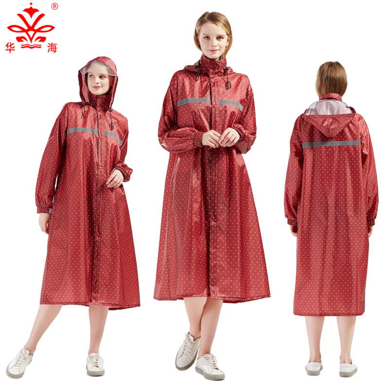 Egyrészes esőkabát túrázáshoz, poliészter taft anyag, 0,18 mm vastagság, PVC vízálló réteg, nyomtatott logó, testreszabás elérhető